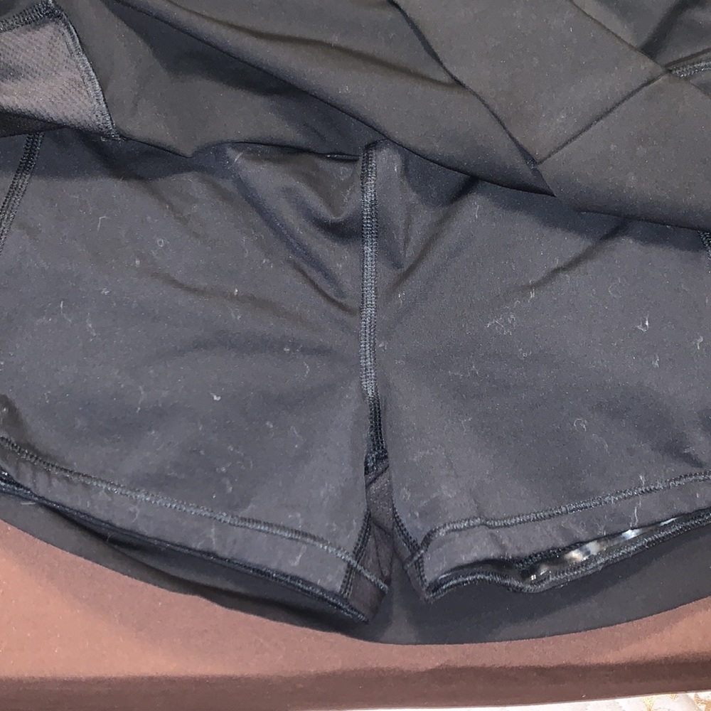 Athleta size S black skort w/drawstring EUC - Picture 6 of 7